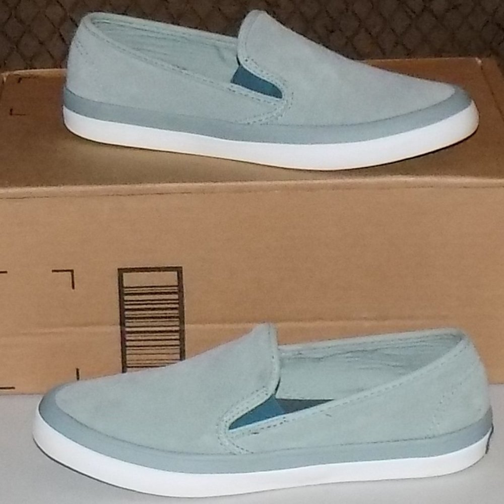 New Sperry Seaside blue suede US 6.5